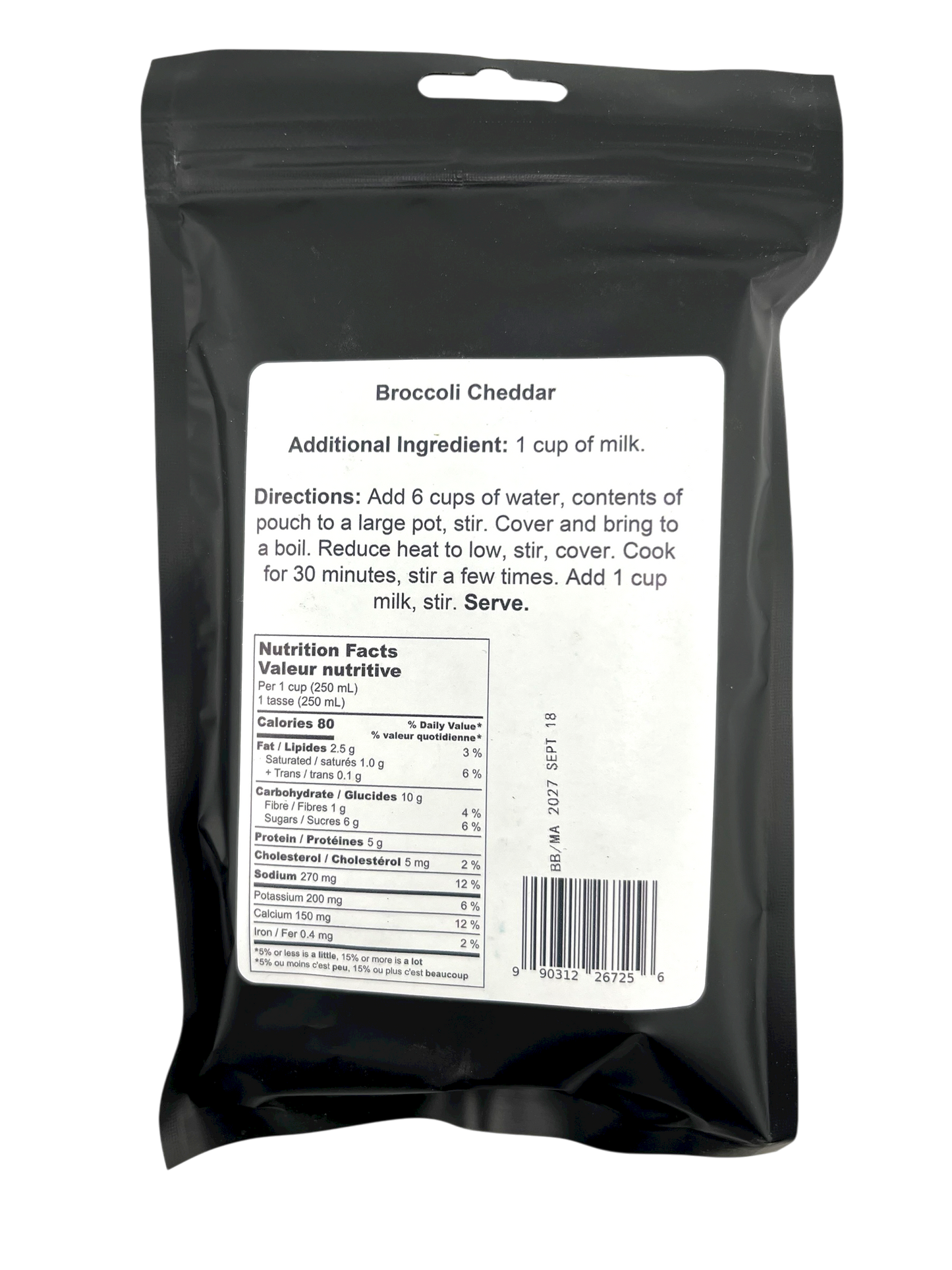 Broccoli and Cheddar Soup Mix