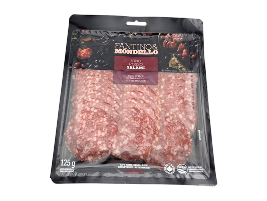 Sliced Red Wine Dry Salami - 125g