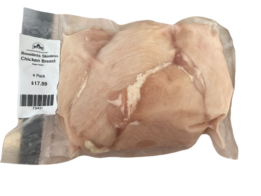 Boneless Skinless Chicken Breast - 4 Pack
