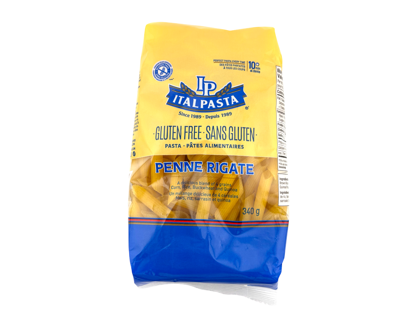 Italpasta Gluten Free Penne Rigate - 340g