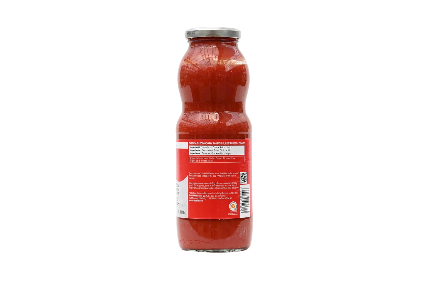 Rodolfi Tomato Puree - 670ml