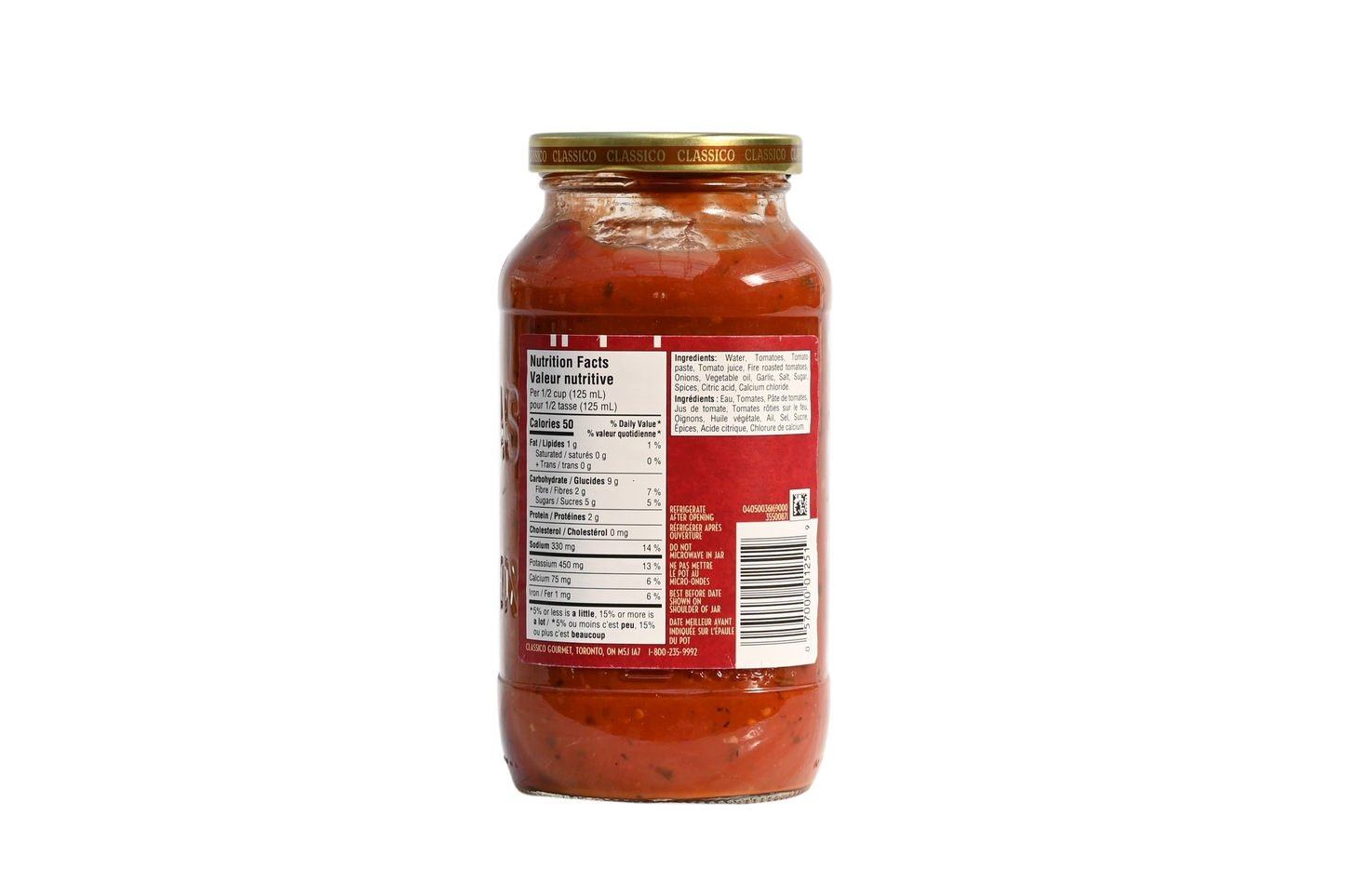 Classico Fire Roasted Tomato & Garlic Sauce - 410ml