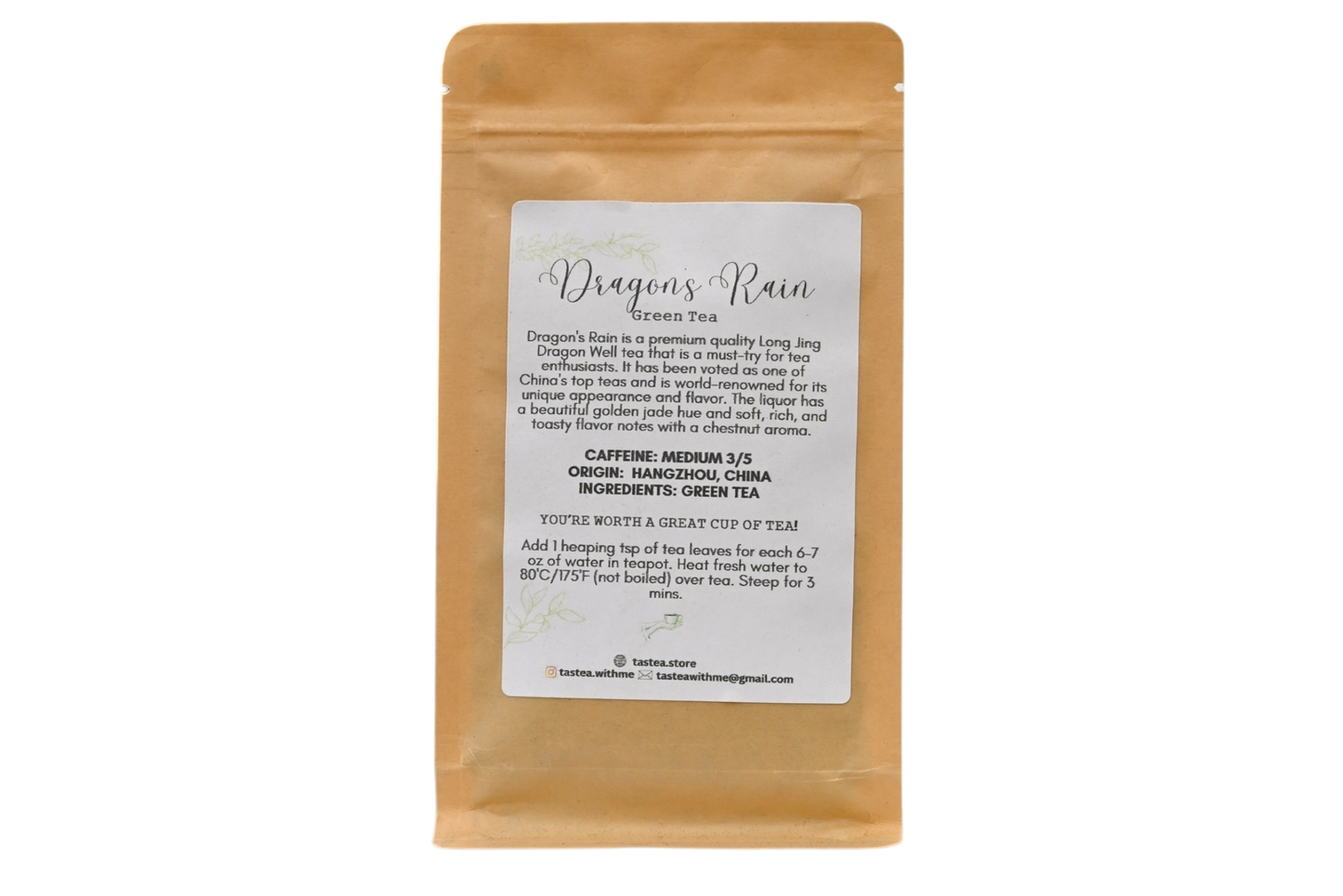TasTea Dragons Rain Loose Leaf Tea