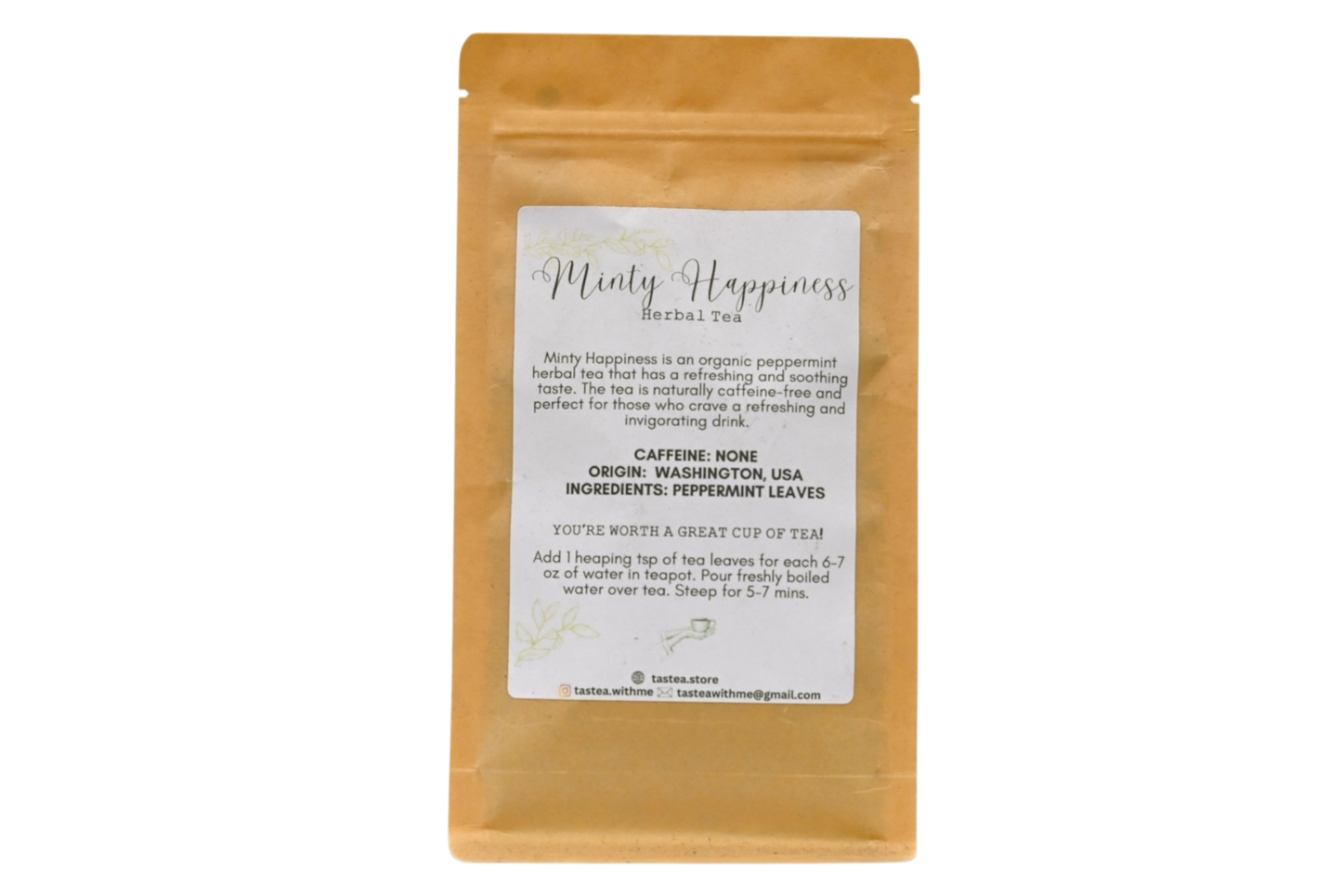 TasTea Minty Happiness Loose Leaf Tea