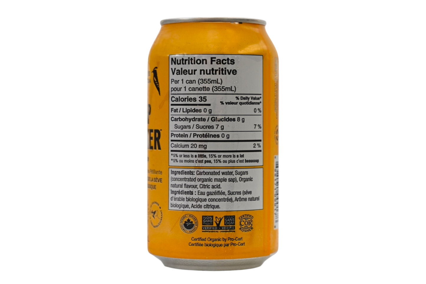 The Orange One - Sap Sucker Sparkling Water