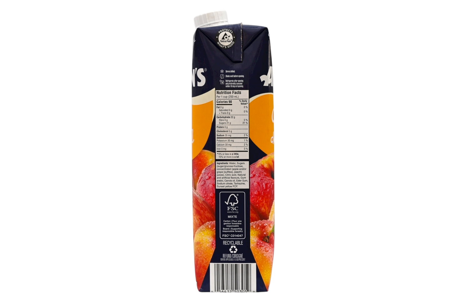 Allen’s Peach Cocktail - 1L