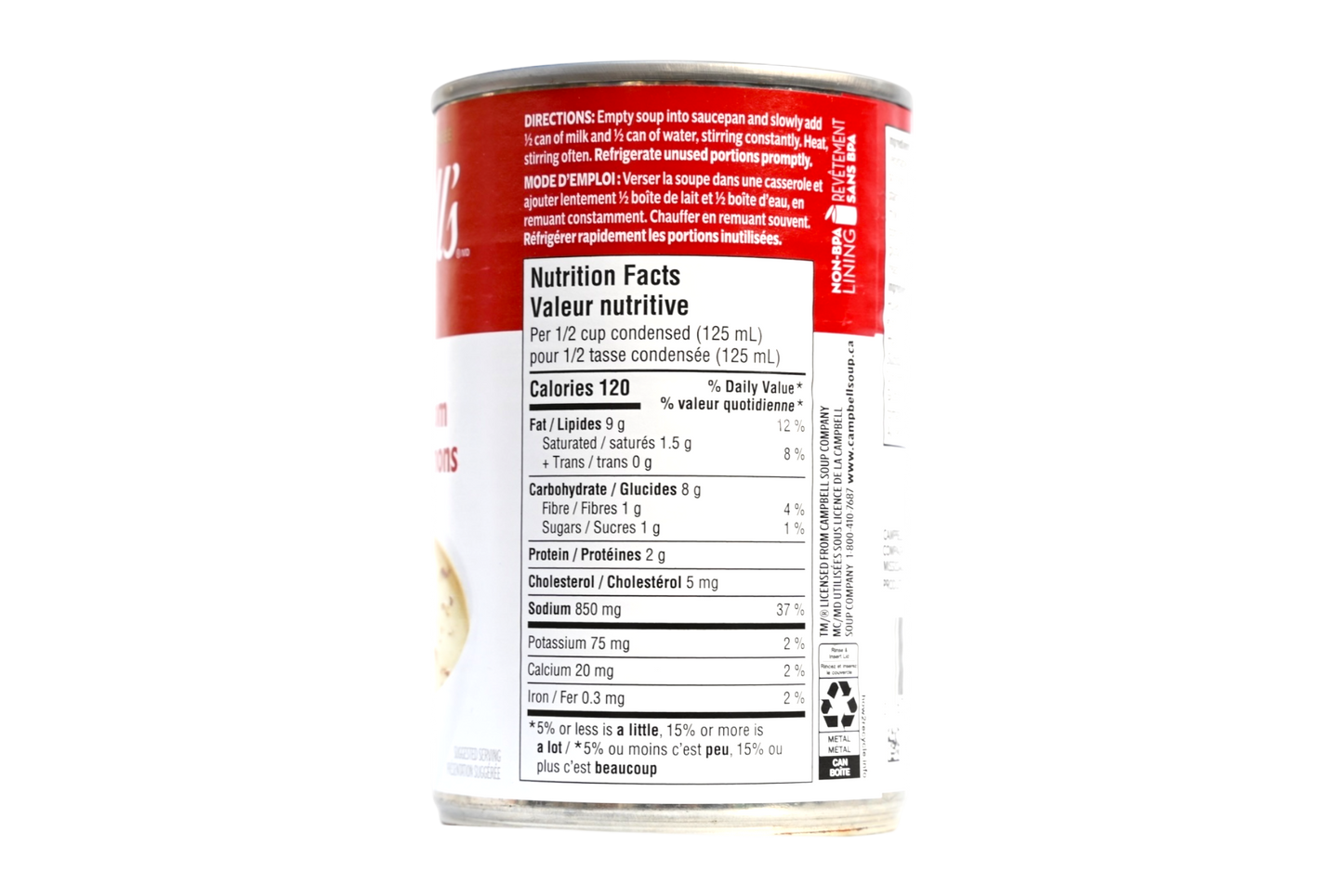 Campbell's Cream of Mushroom Soup - 284ml