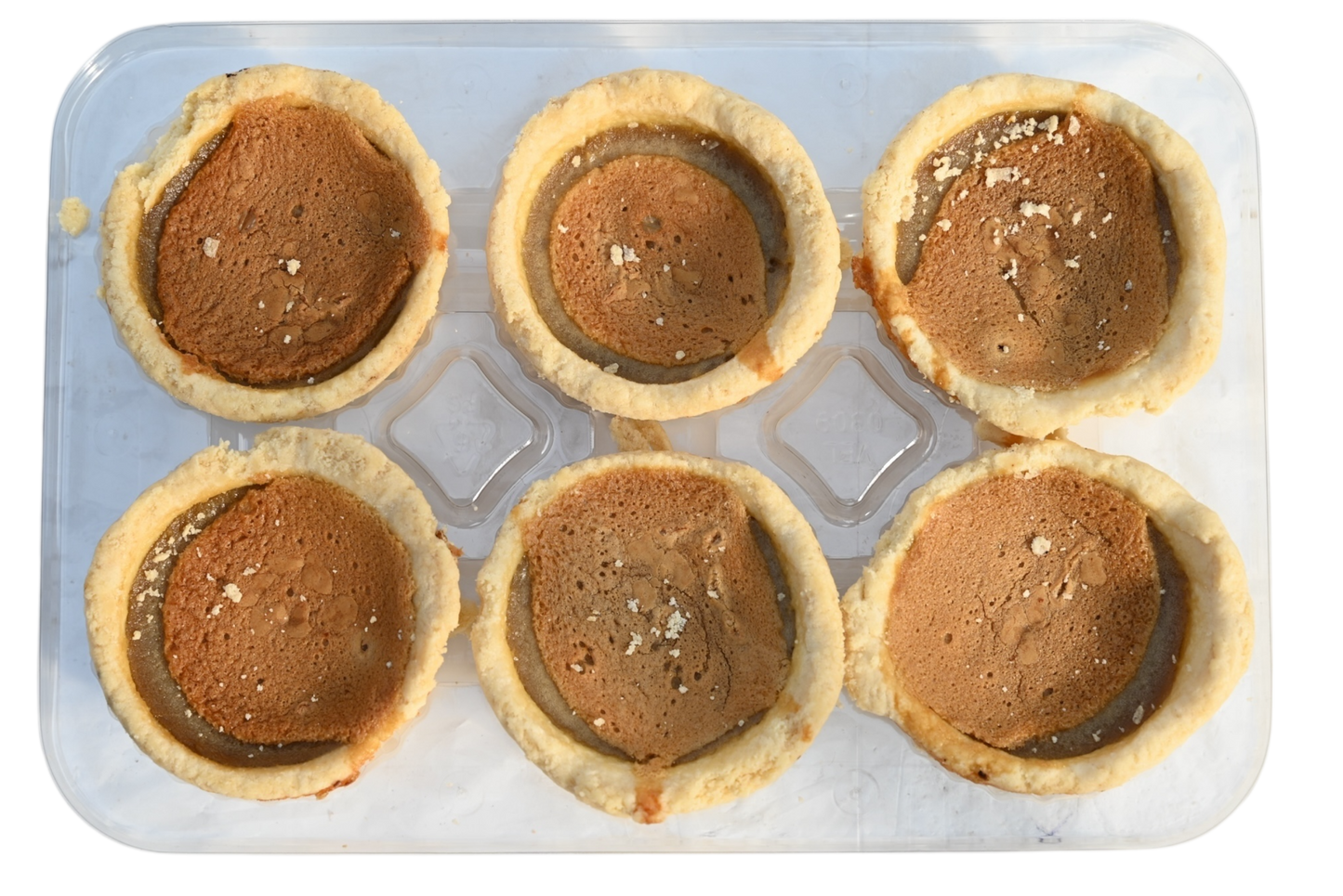 Homemade Plain Butter Tarts - 6 pack - Frozen