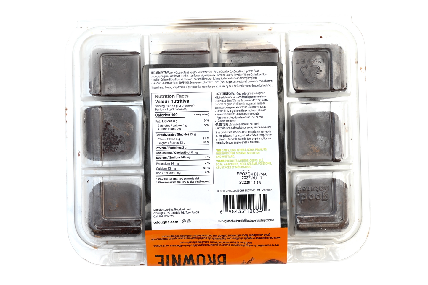 Double Chocolate Chip Brownie Bites - ALLFree - 288g