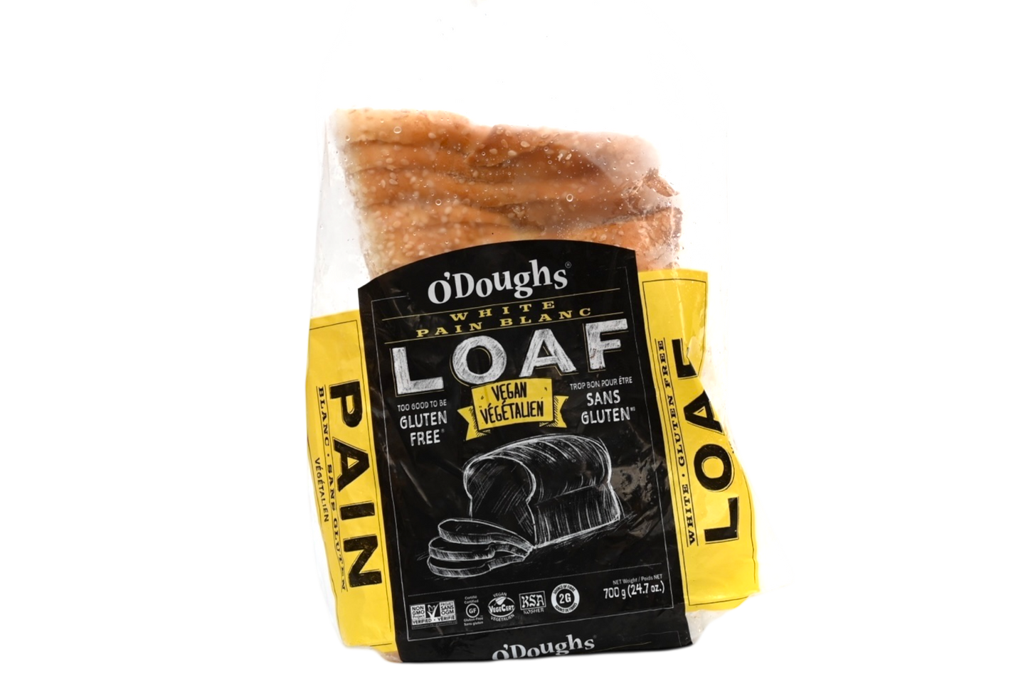 O'Doughs Gluten Free White Bread Loaf - 700g - Frozen