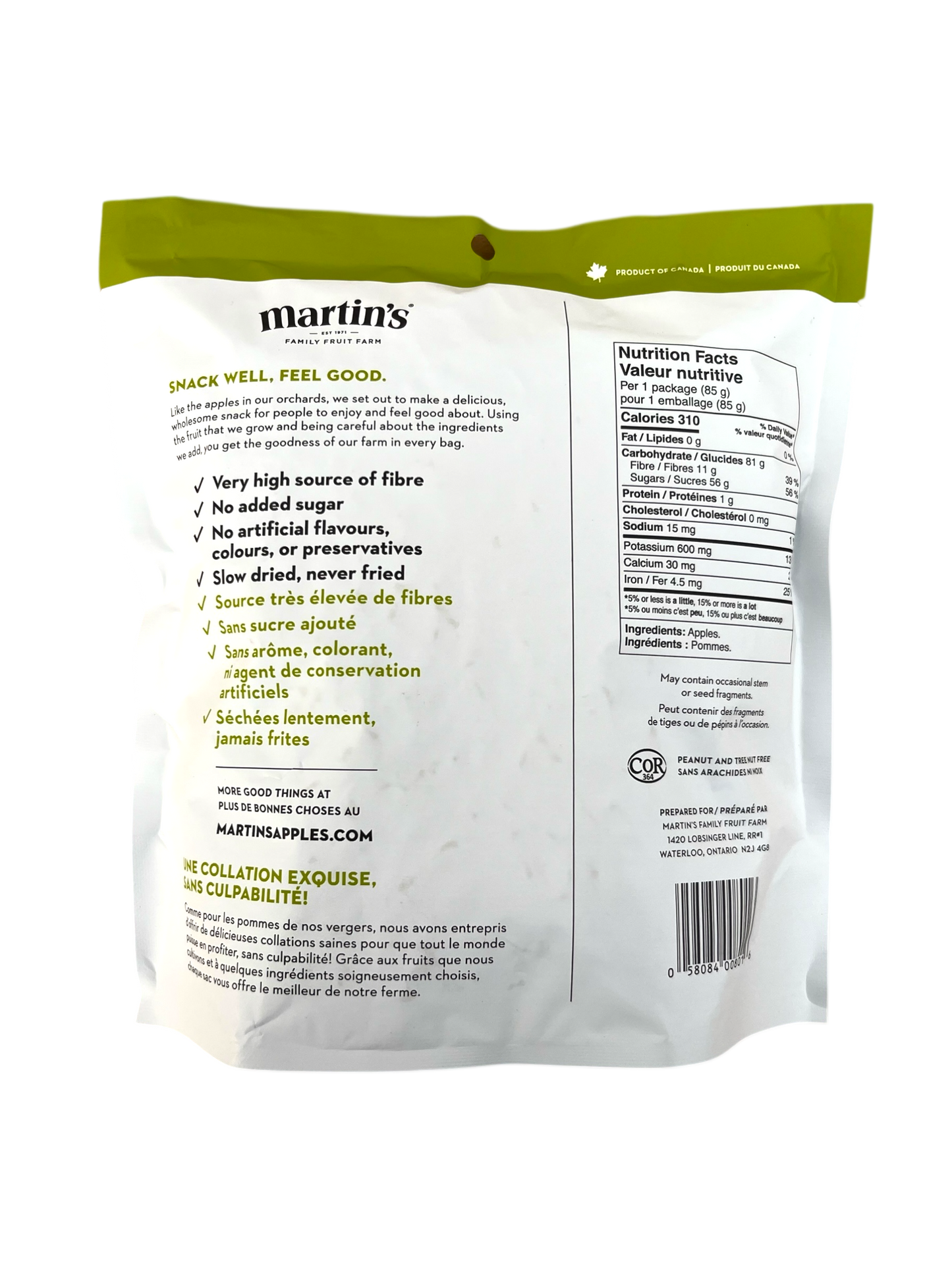 Martin's Apple Smash Pouch - Smashed Honeycrisp 120g