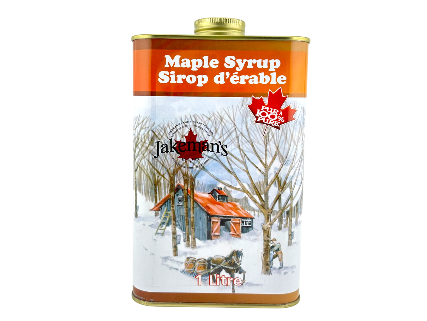 Jakeman's Maple Syrup - Rustic Tin