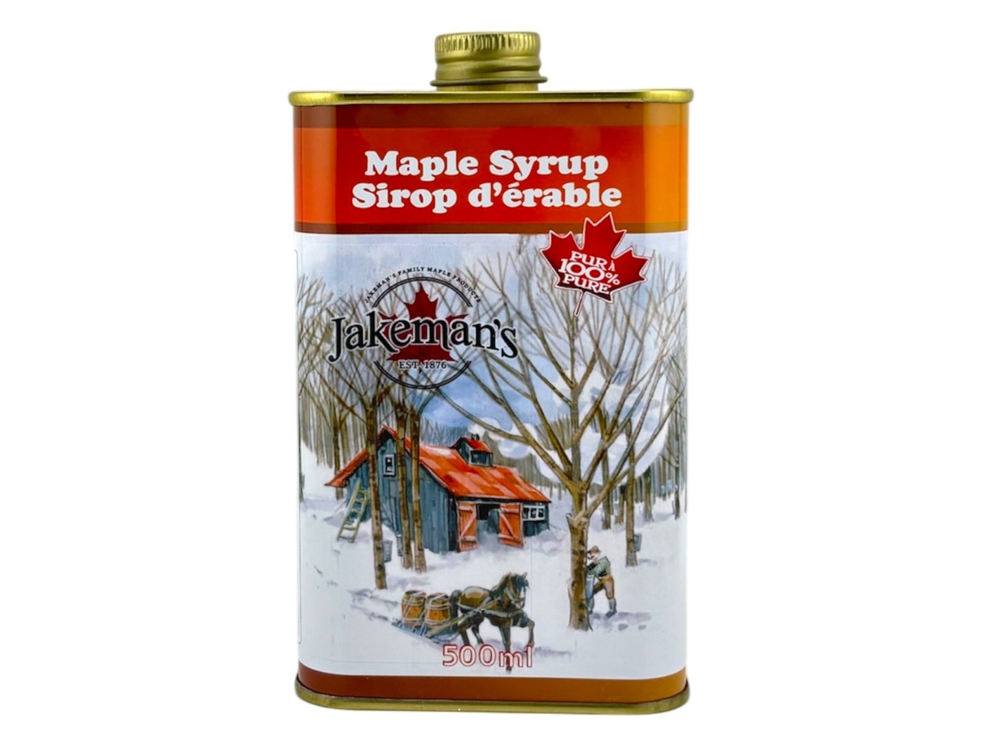 Jakeman's Maple Syrup - Rustic Tin