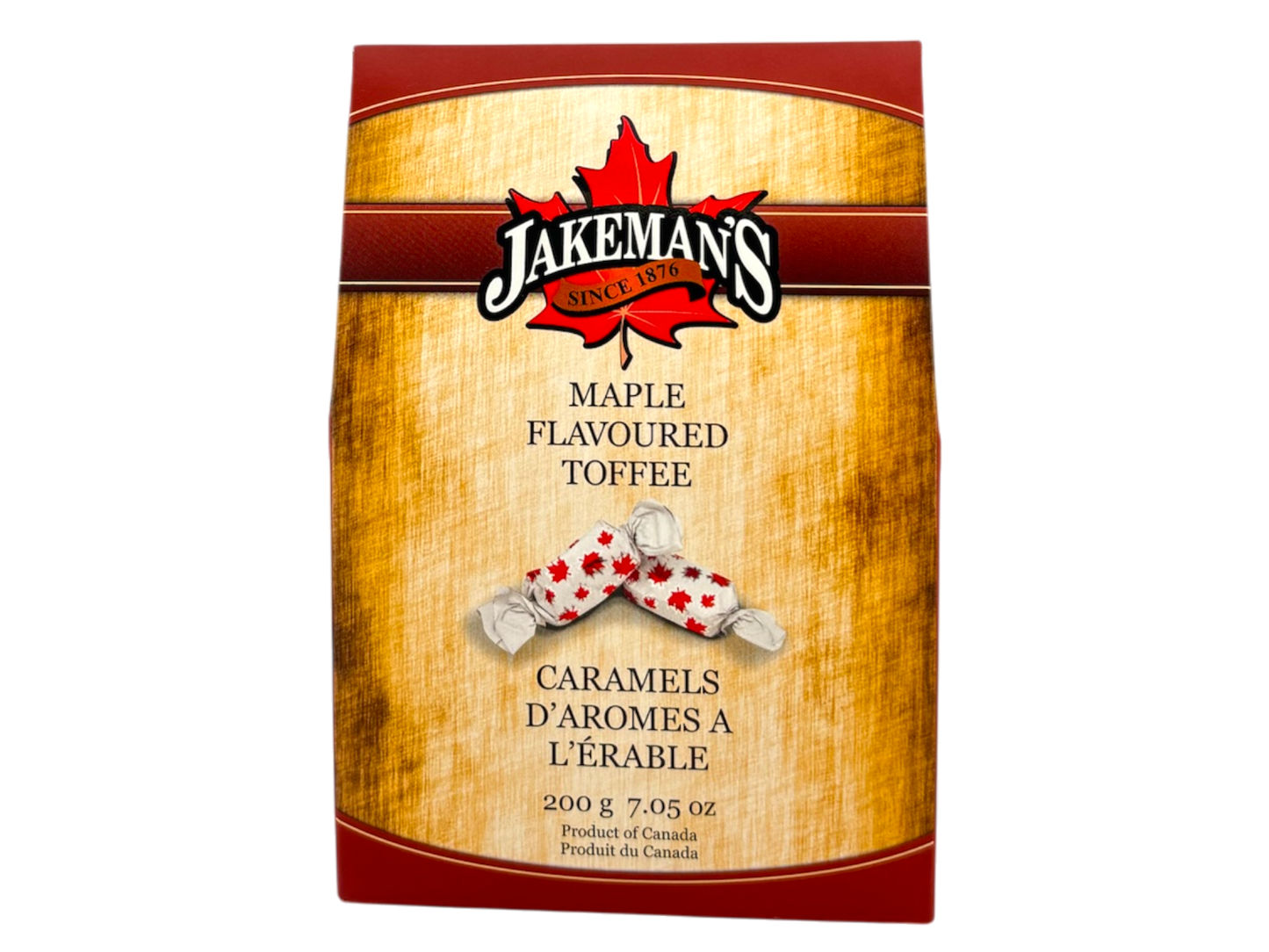 Jakeman's Maple Flavoured Toffee - 200g