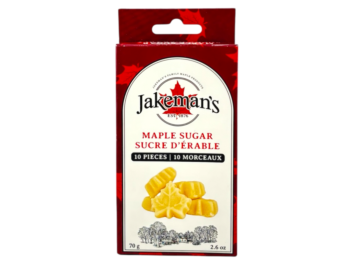 Jakeman's Maple Leaf Sugar Candies - 70g