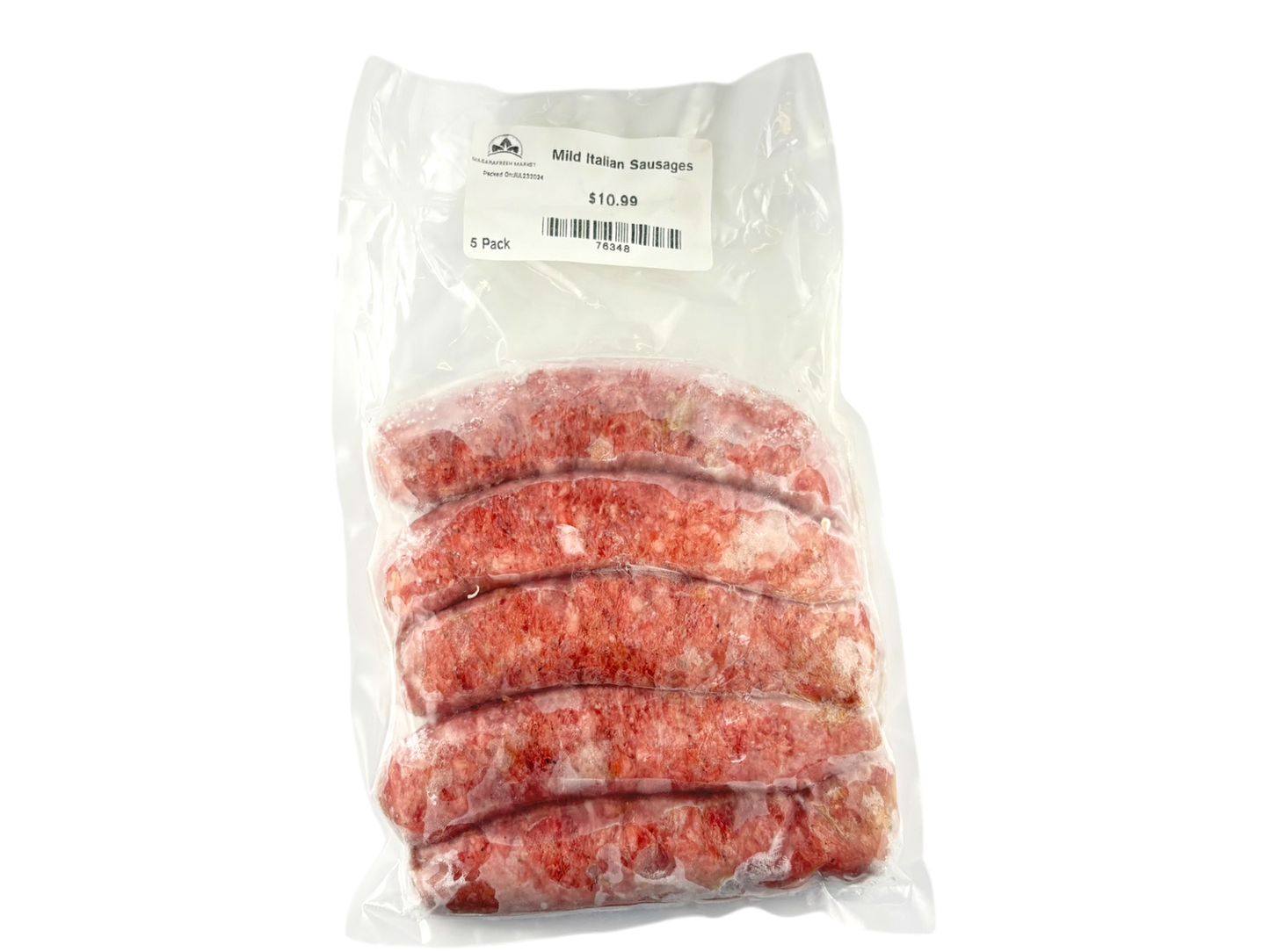 Mild Italian Sausage - Frozen