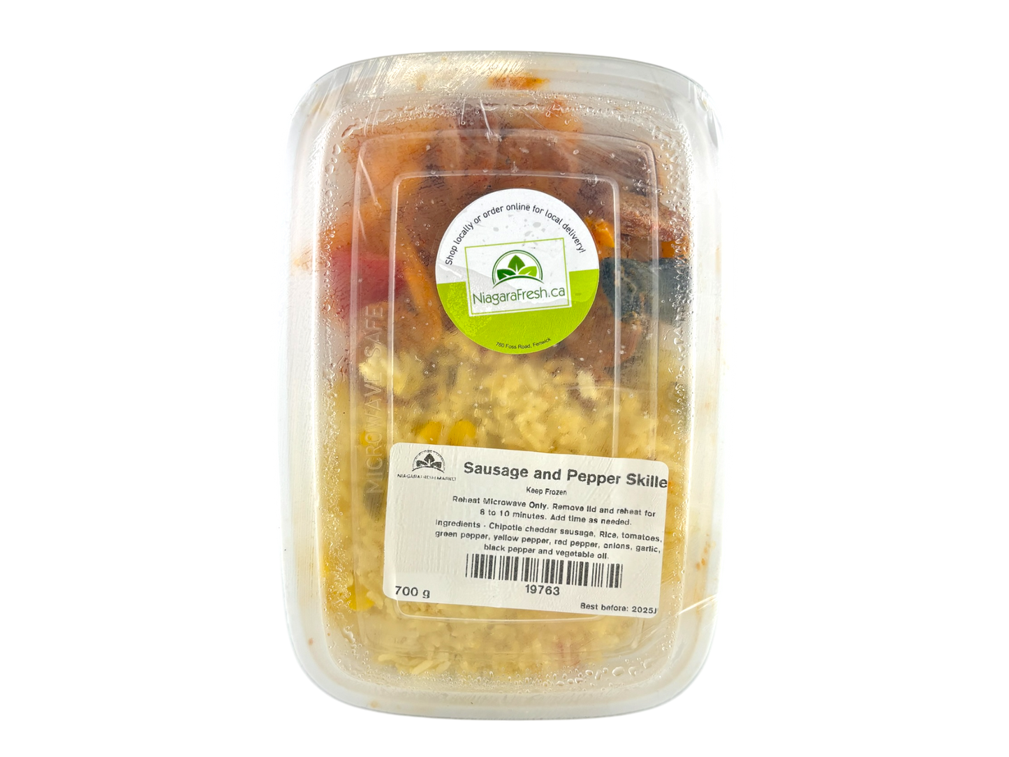 Sausage and Pepper Skillet with Rice