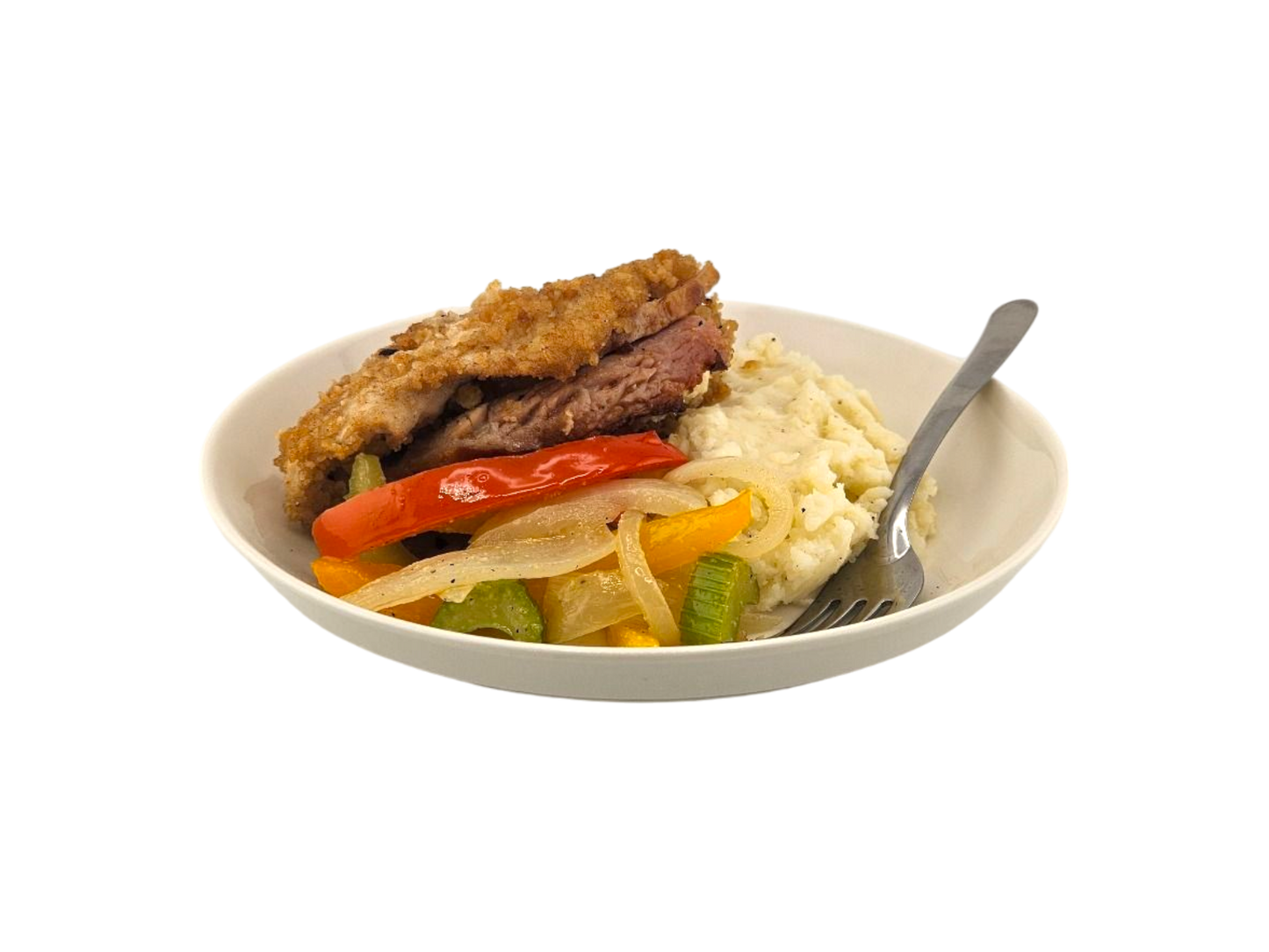 Chicken Cordon Bleu with Mashed Potatoes