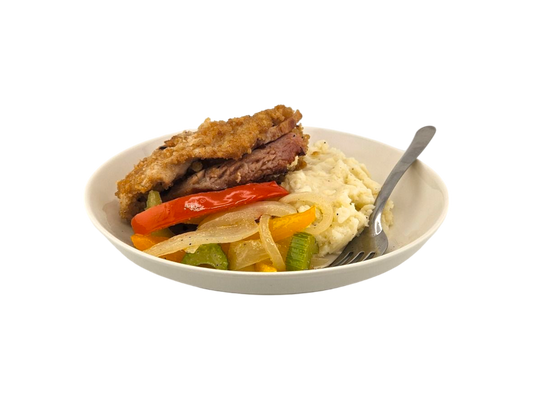 Chicken Cordon Bleu with Mashed Potatoes