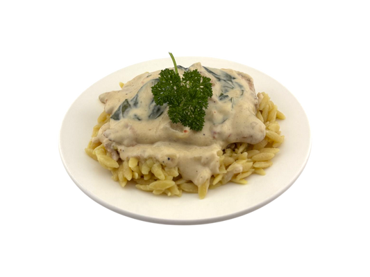 Tuscan Salmon with Orzo