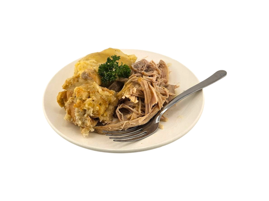 Turkey, Stuffing, and Mashed Potatoes