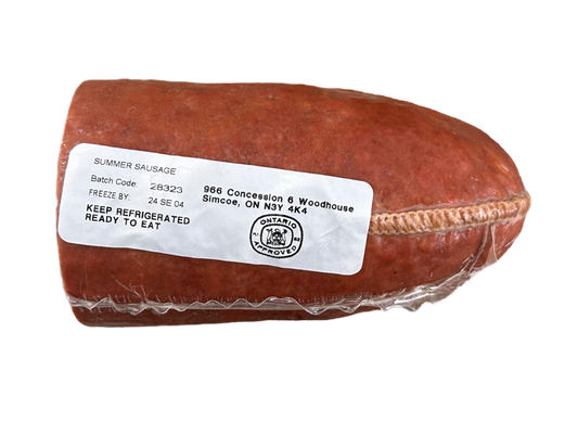 Summer Sausage - VG meats
