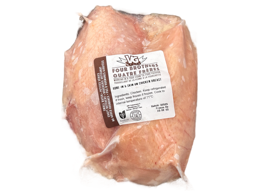 Bone in & Skin On Chicken Breast (2 pack) - VG Meats