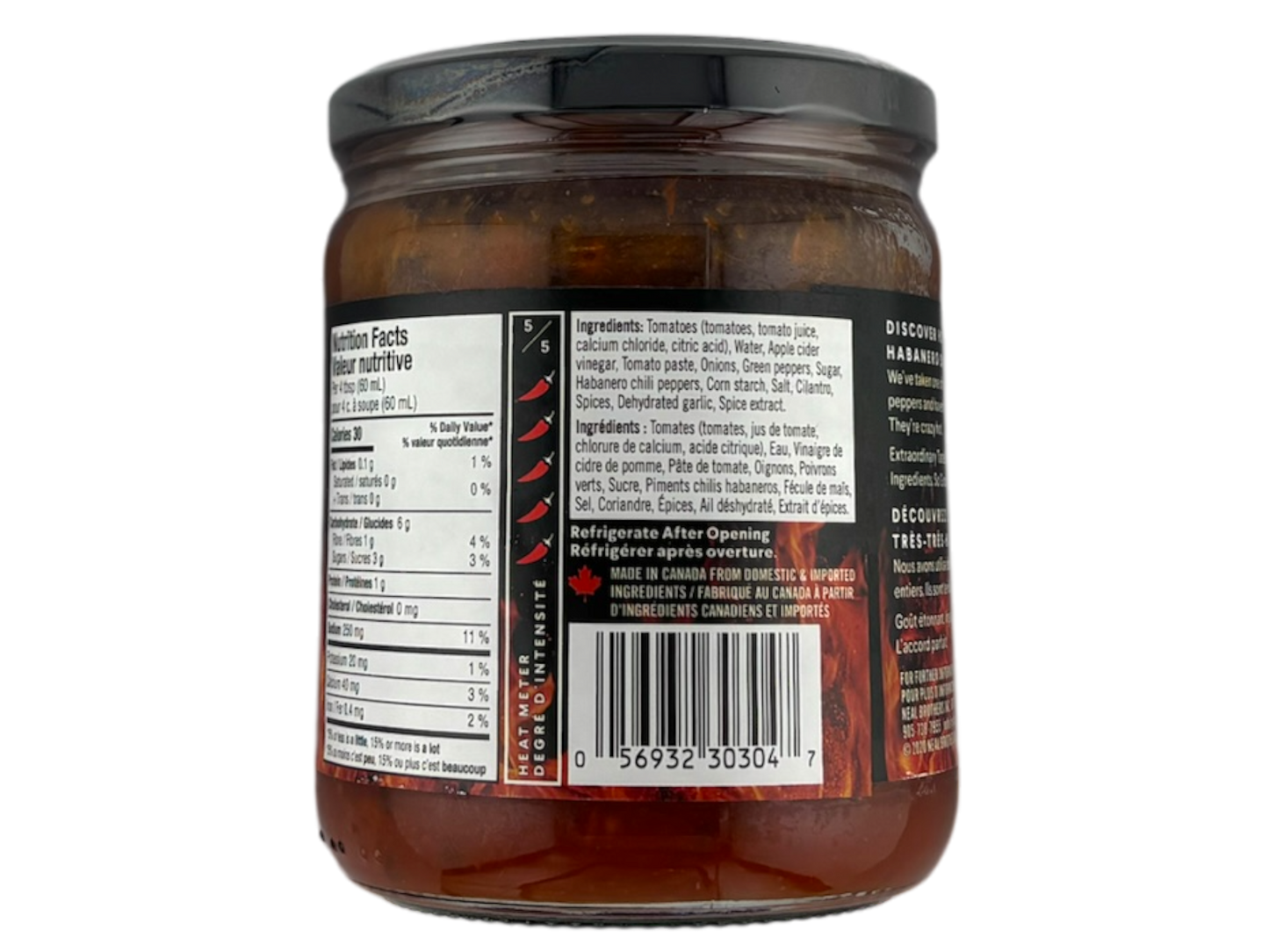 Neal Brothers Hot-Hot-Habanero Salsa