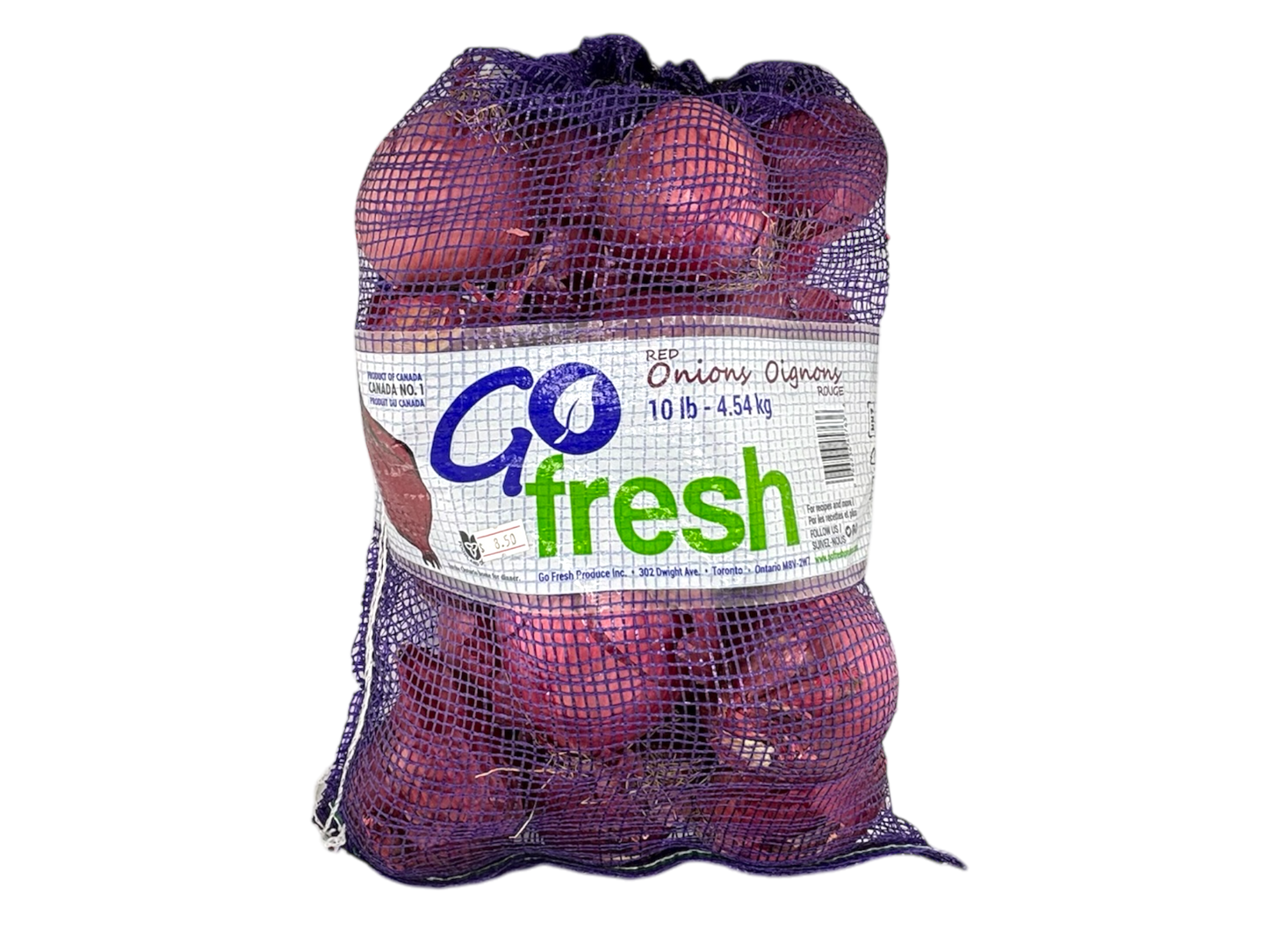 10lb bag Red Onions - Local