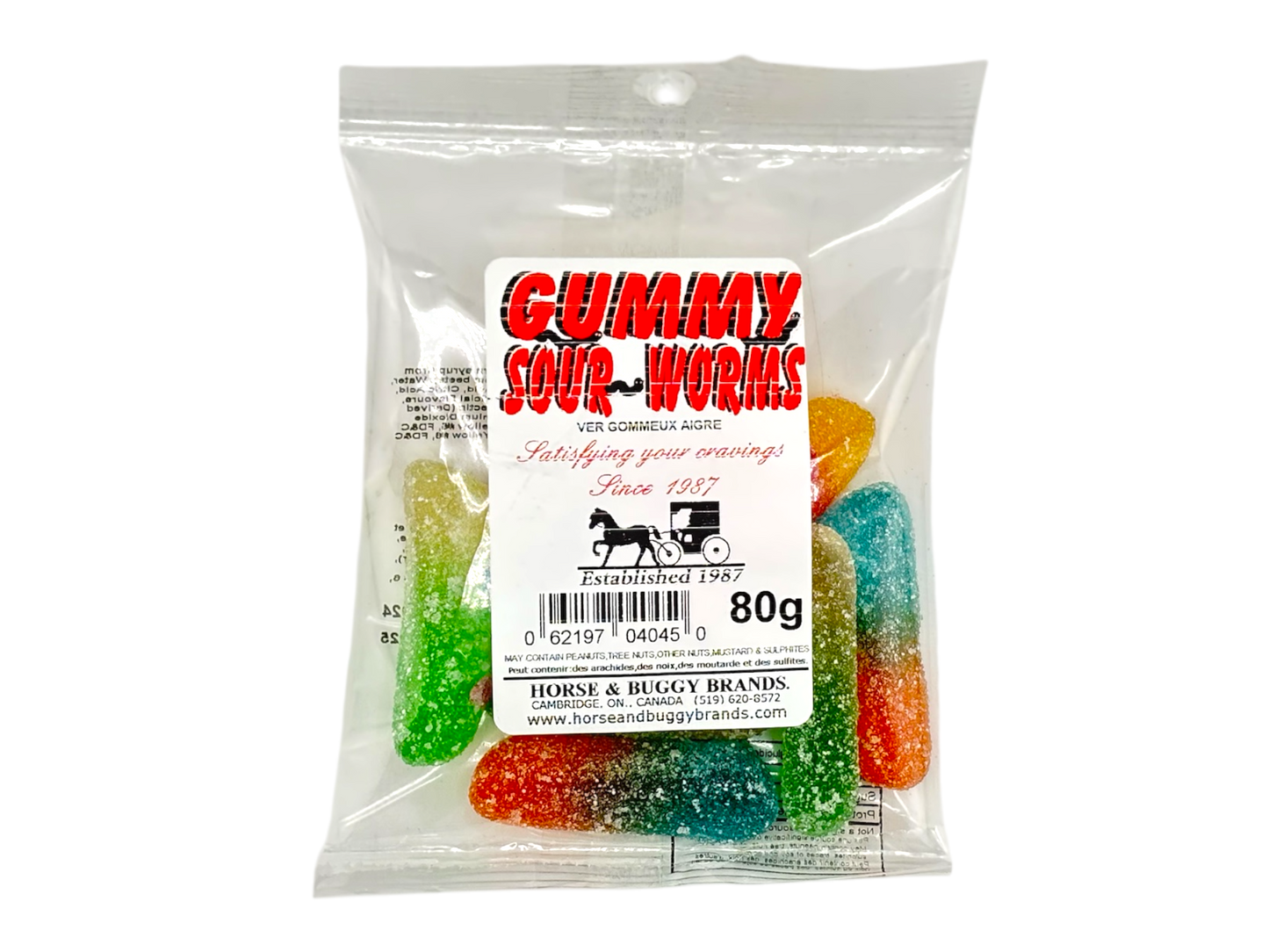 Sour Worms - Horse and Buggy
