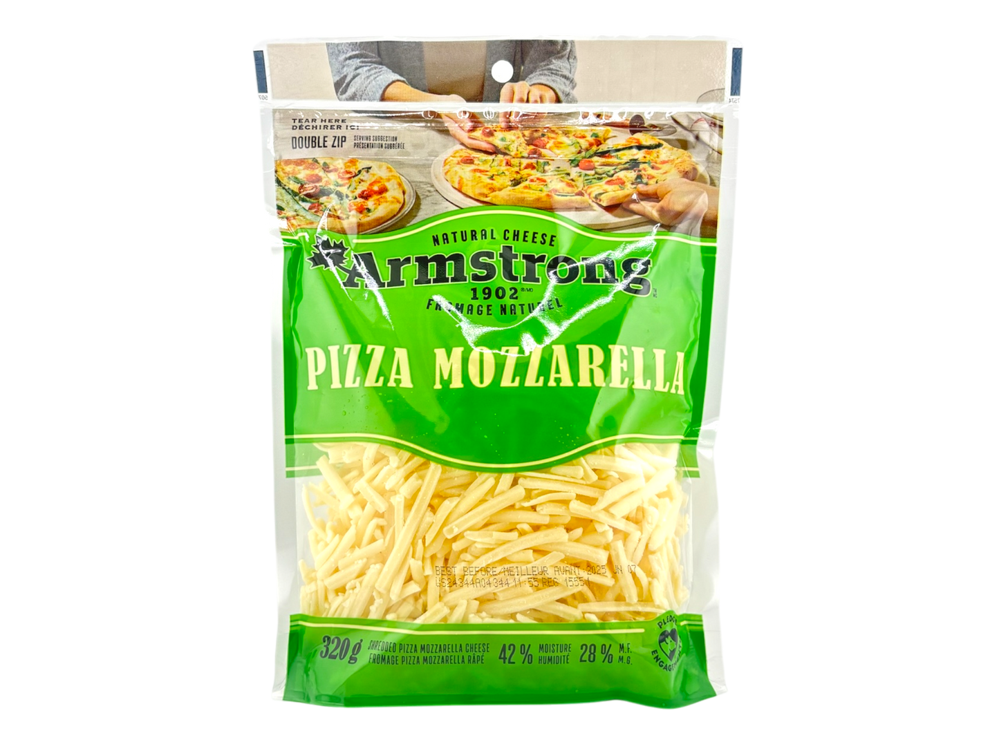 Armstrong Shredded Pizza Mozzarella - 320g