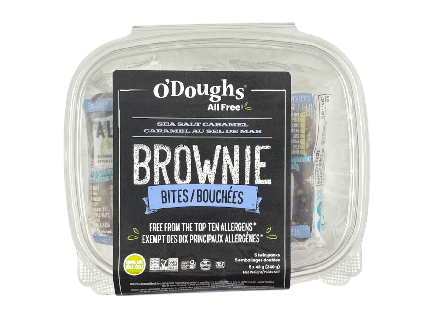 Sea Salt Caramel Brownie Bites - ALLFree - Frozen