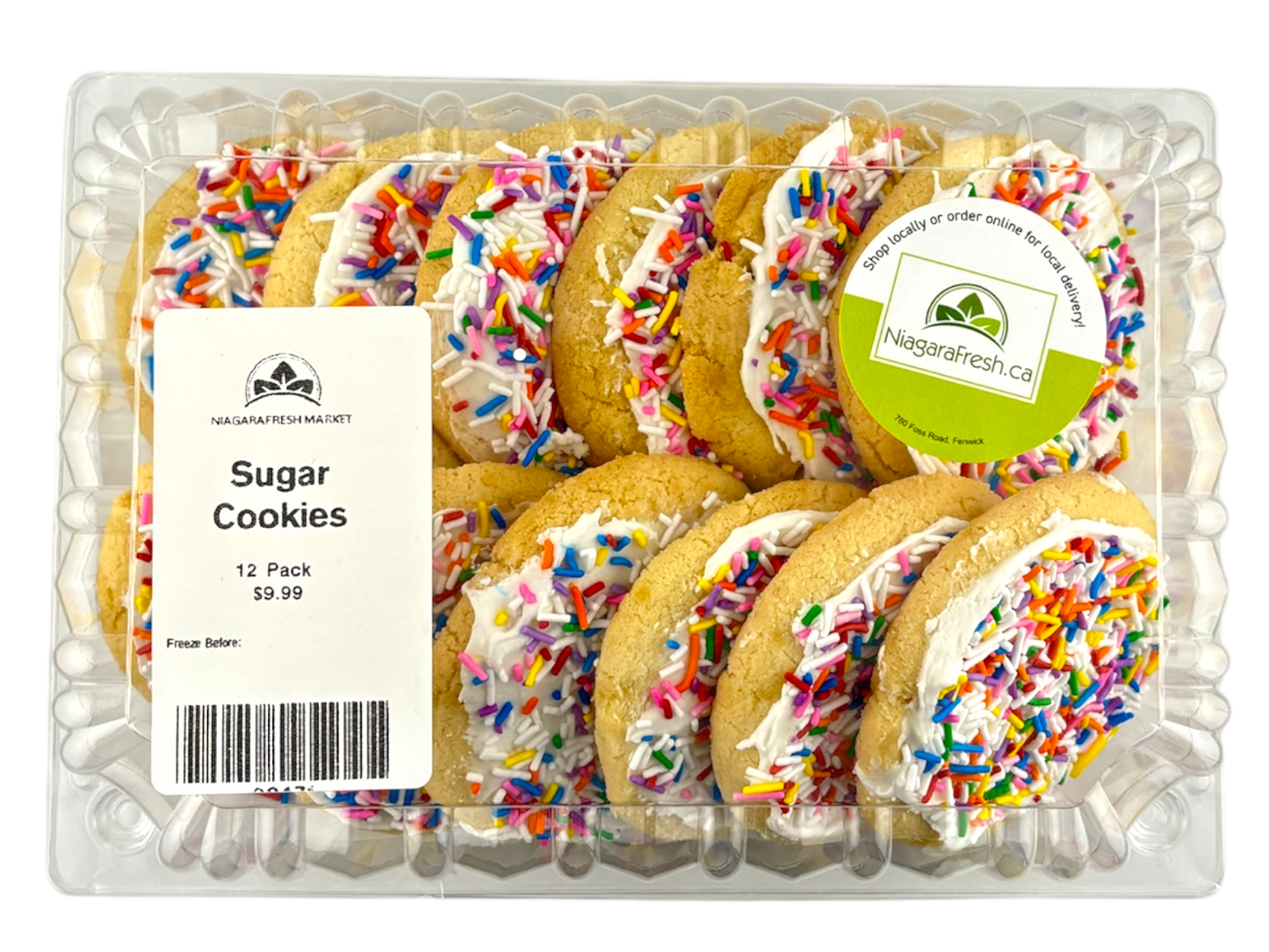 Frozen Homemade Sugar Cookies