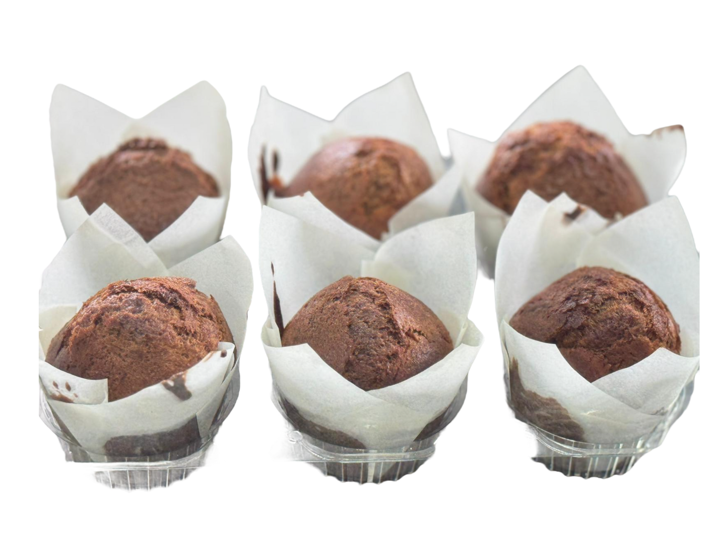 Homemade Banana Muffins - 6 Pack