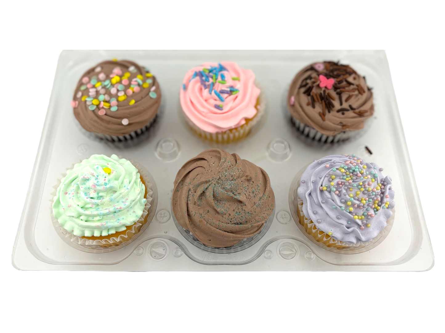 Frozen Homemade Assorted Cupcakes - 6 Pack