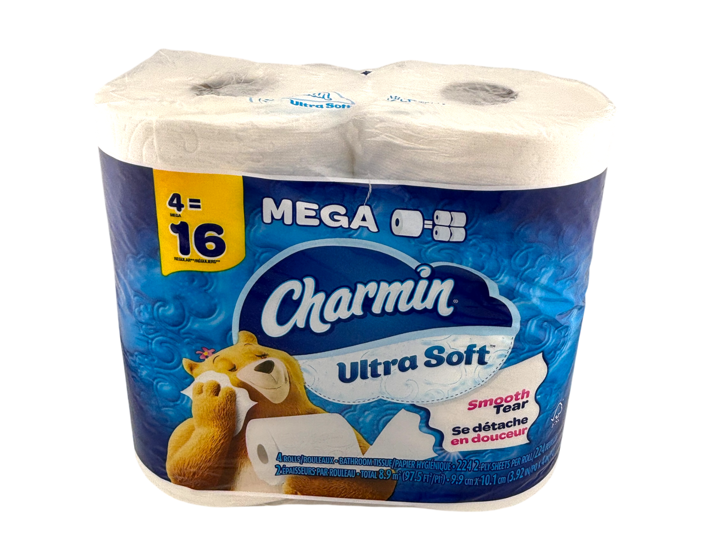 Charmin Ultra Soft Bathroom Tissue - 4 Mega Rolls