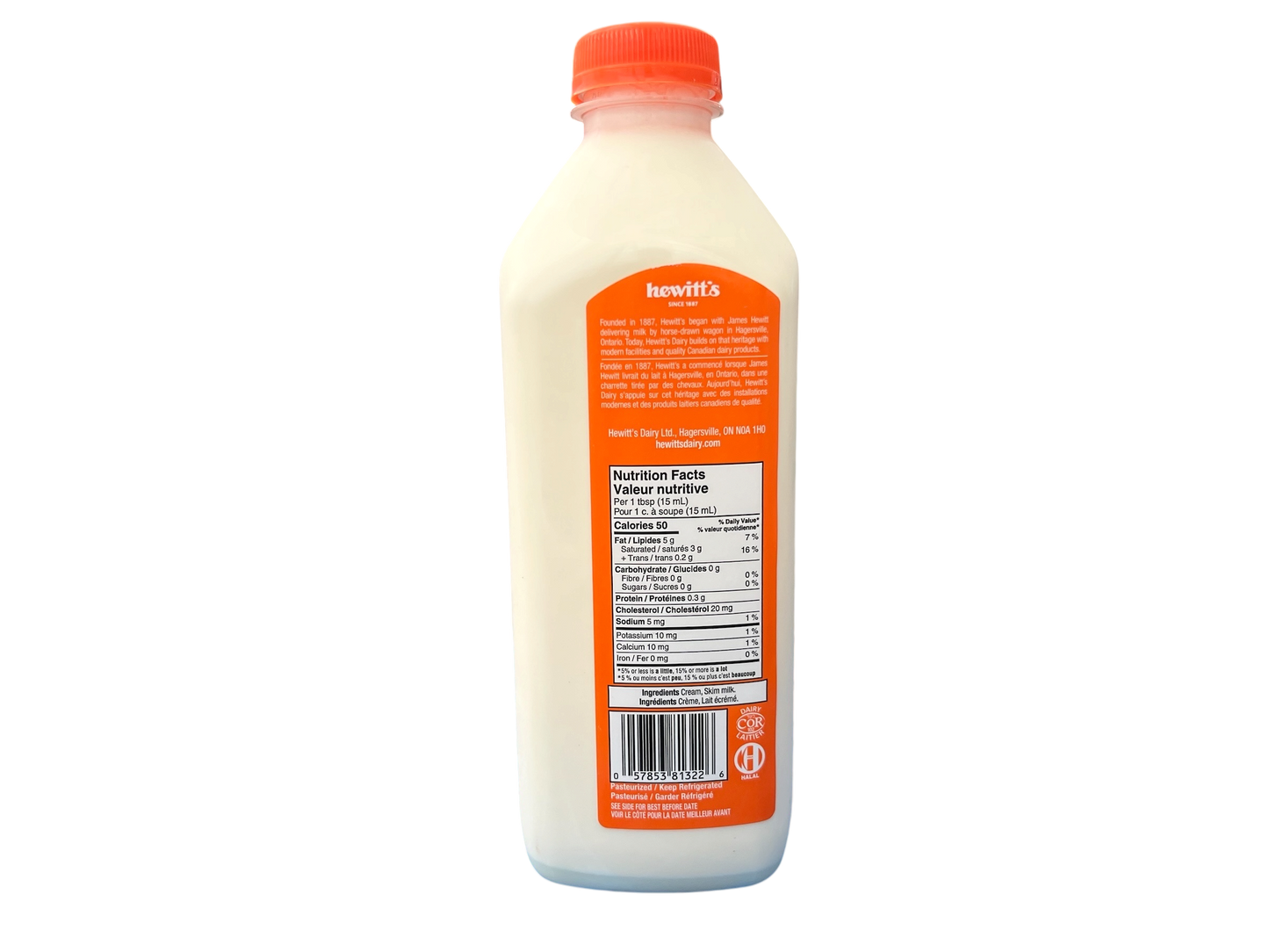 Hewitt's Whipping Cream - 1L