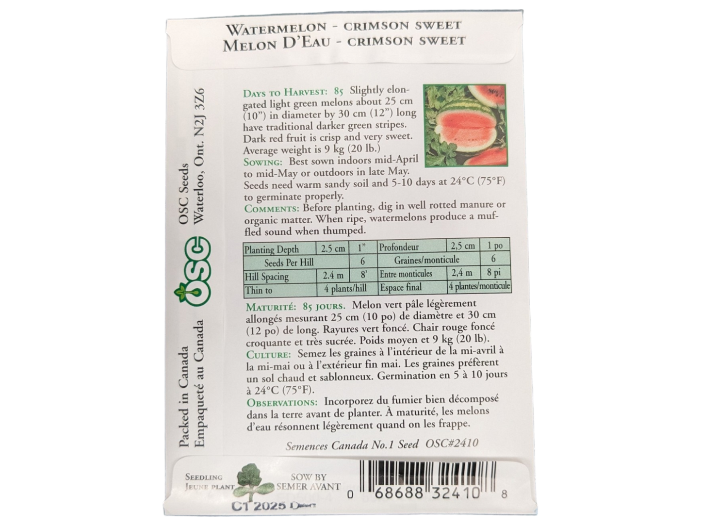 Watermelon Crimson Sweet