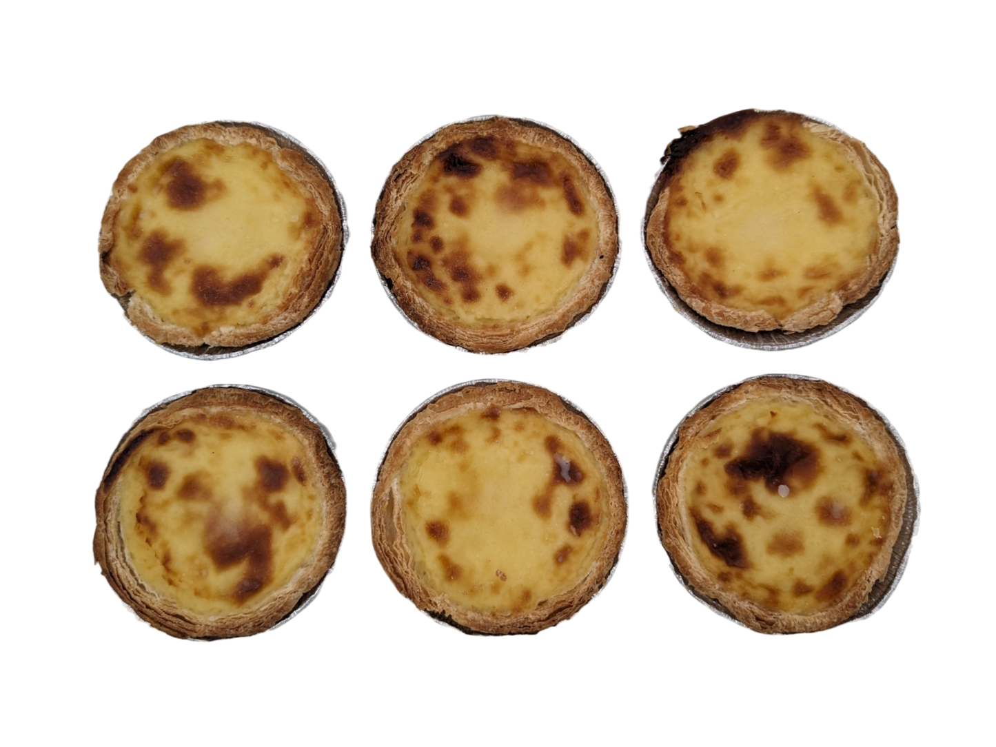 Frozen Homemade Portuguese Tarts - 6 pack
