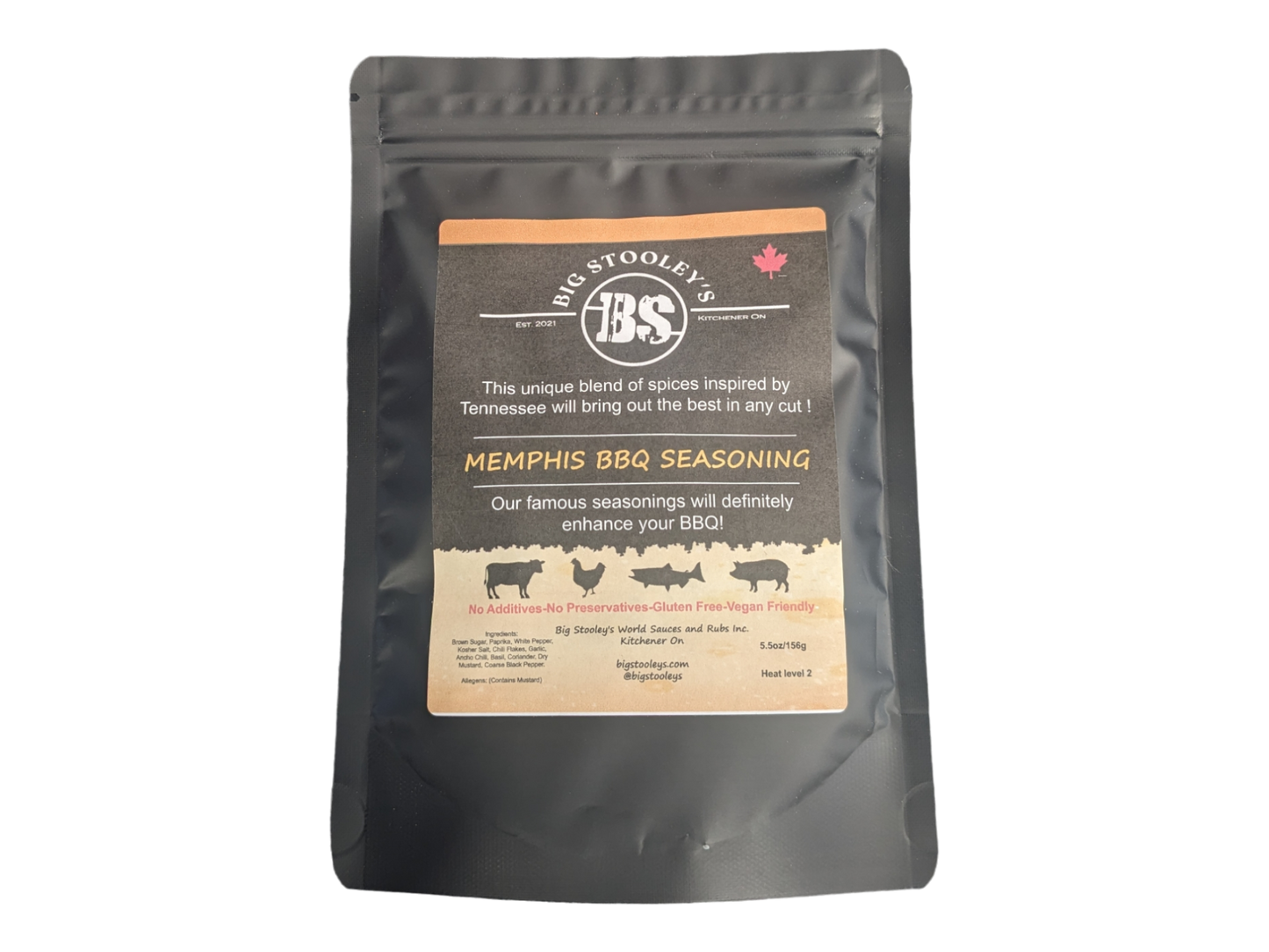 Memphis BBQ Seasoning - Big Stooleys