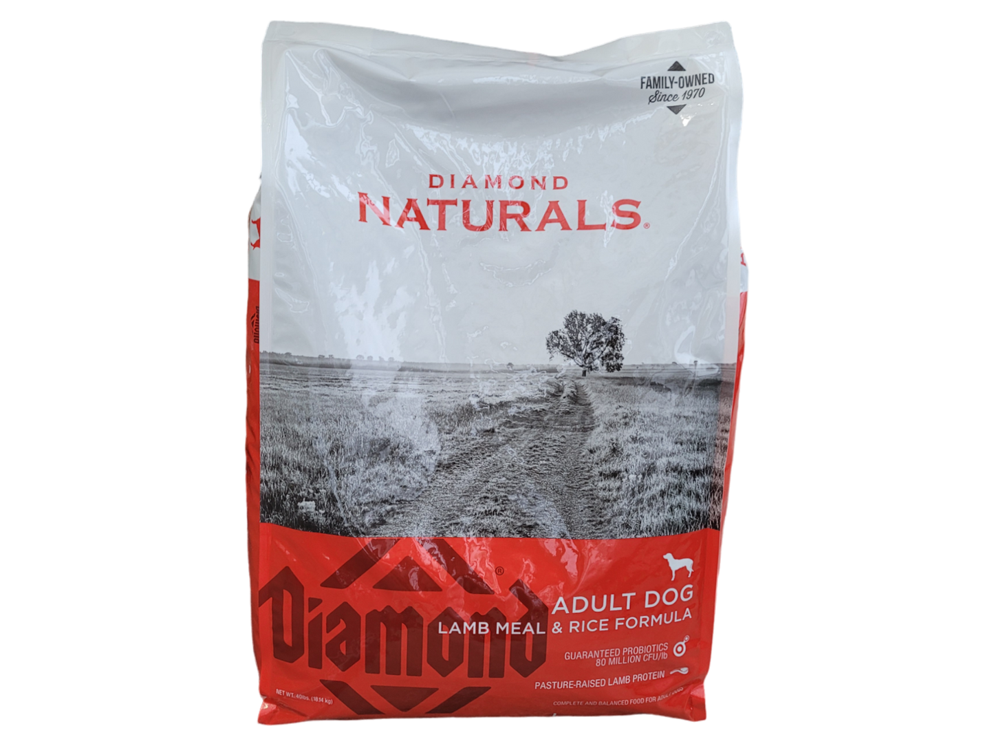 Diamond Naturals Adult Dog - Lamb & Rice 40lbs