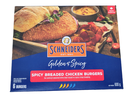 Spicy Breaded Chicken Burgers - Schneiders