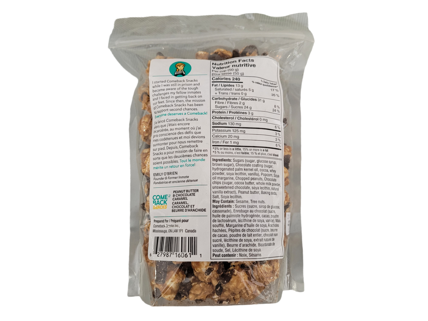 Peanut Butter and Chocolate Caramel Popcorn