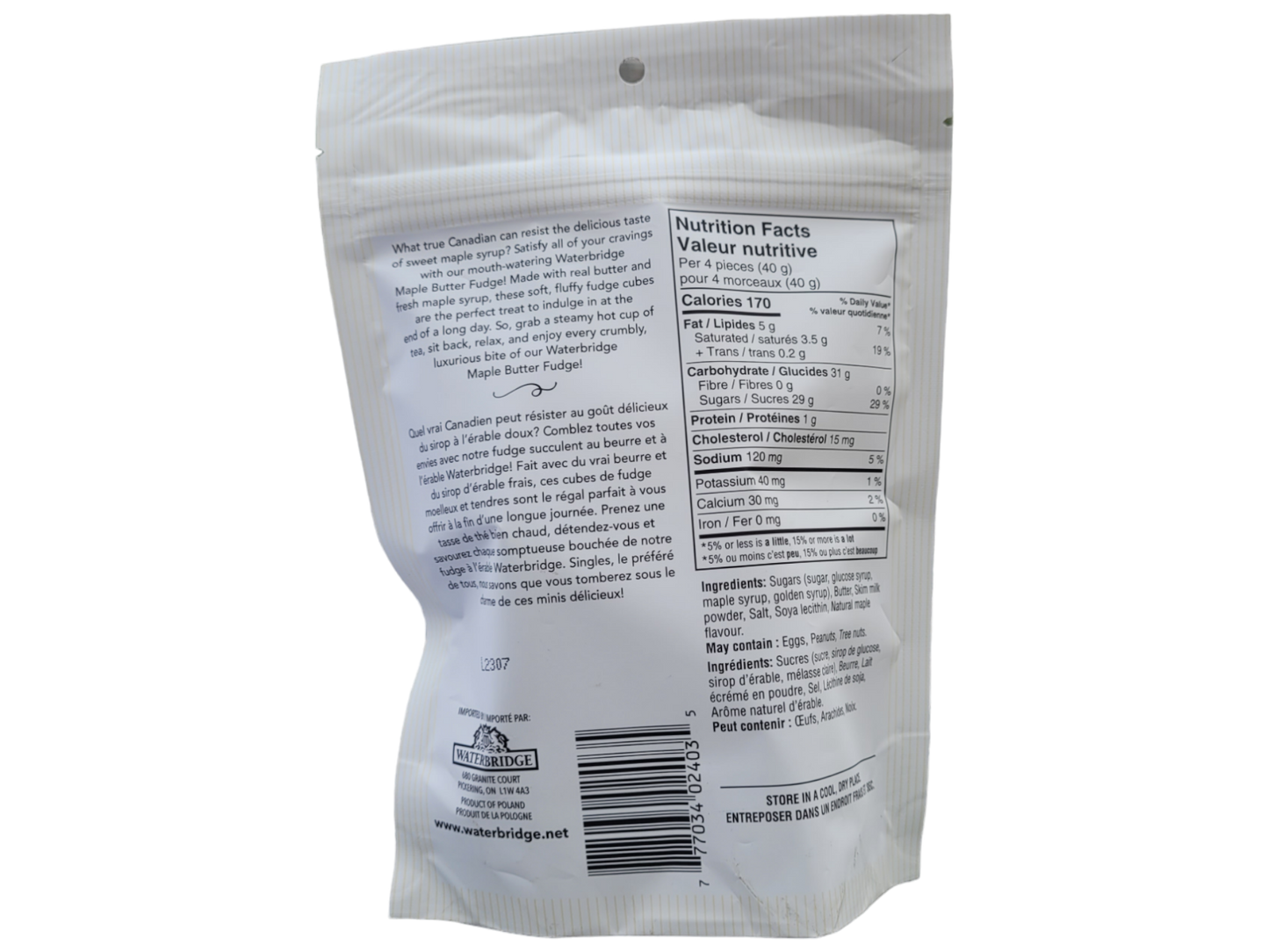 Waterbridge Maple Butter Fudge