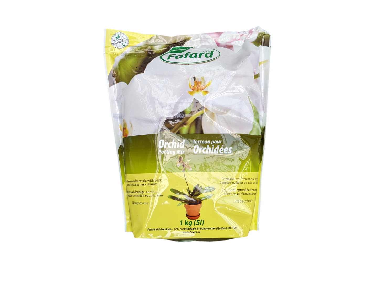 Fafard Organic Orchid Potting Blend - 5L