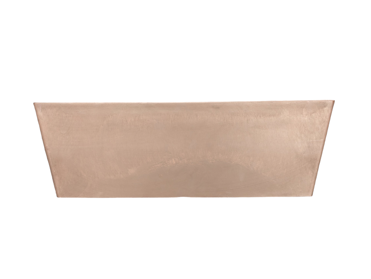 Dark Brown Composite Rectangular Planter - 20" x 7" x 6"