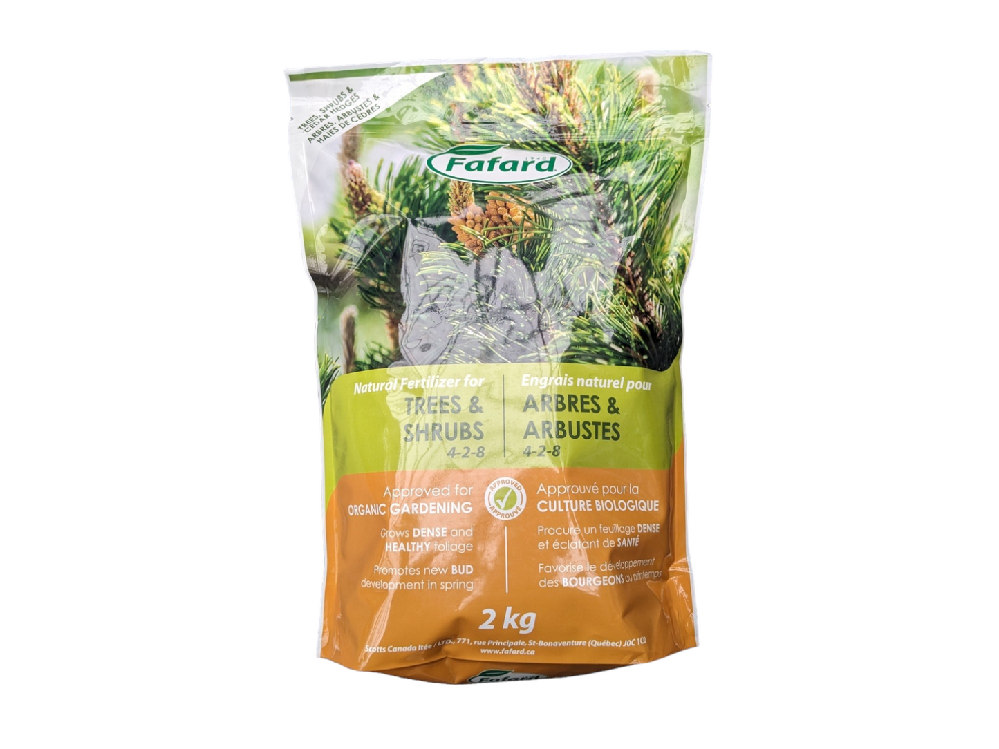 Fafard Organic Fertilizer for Trees & Shrubs 2KG