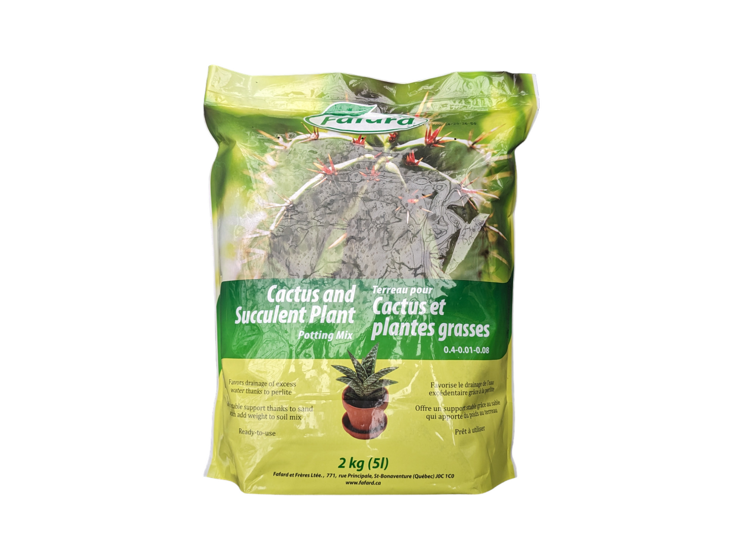 Fafard Cactus & Succulent Plant Potting Mix 2KG