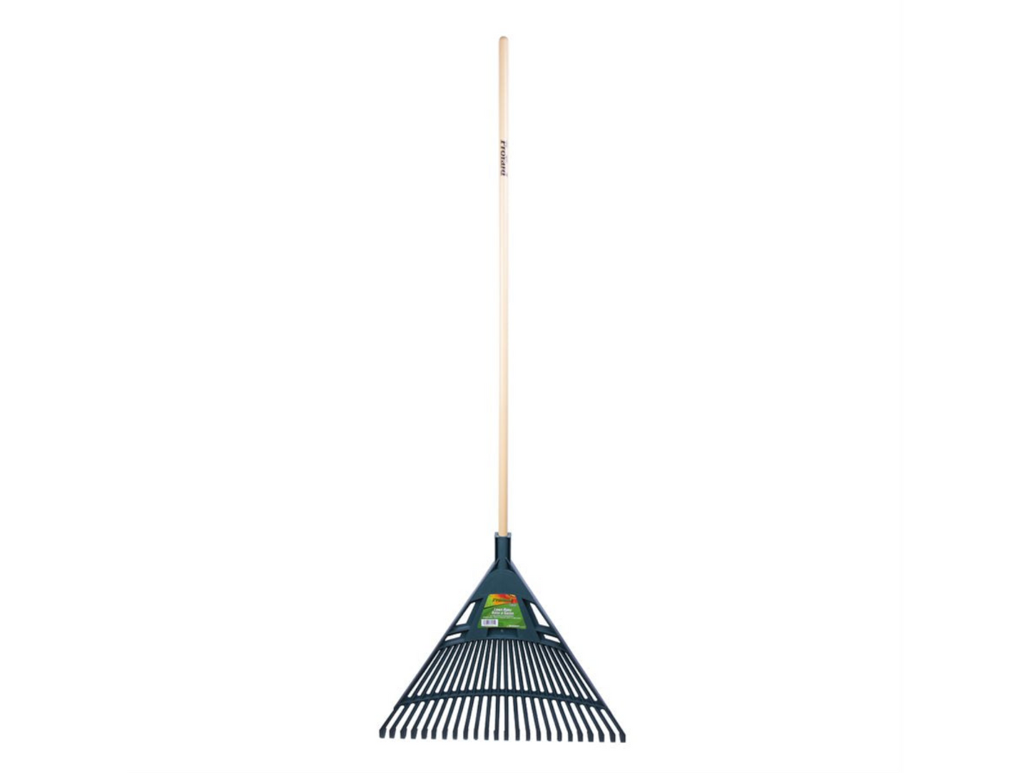 Leaf Rake Poly 24" Fan Head 48" Wood Handle