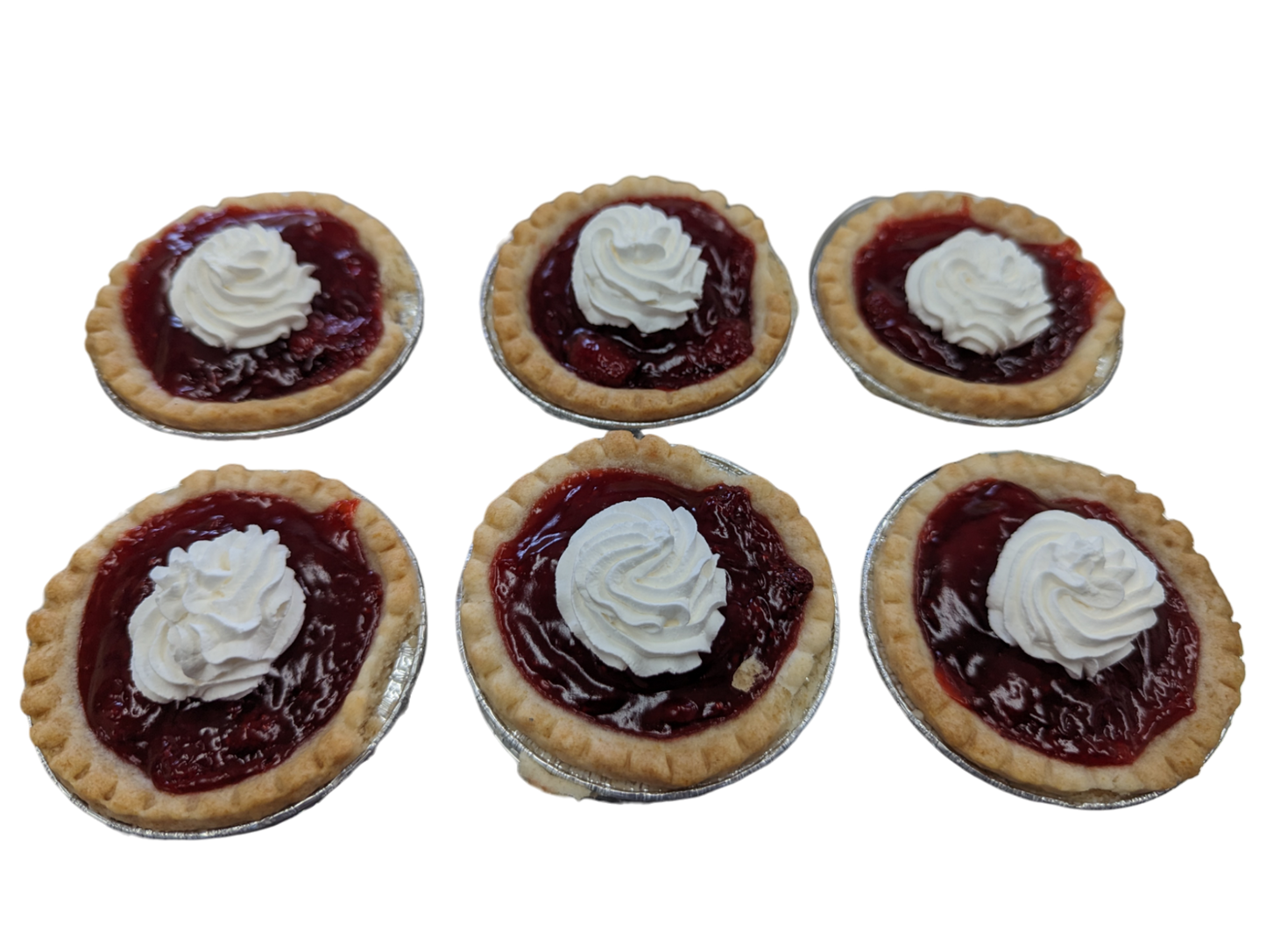 Homemade Strawberries and Cream Tarts - 6 pack